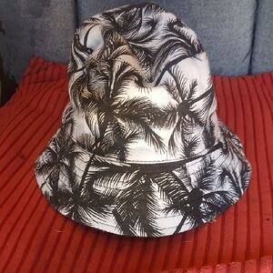 Palm Tree Print Bucket Hat